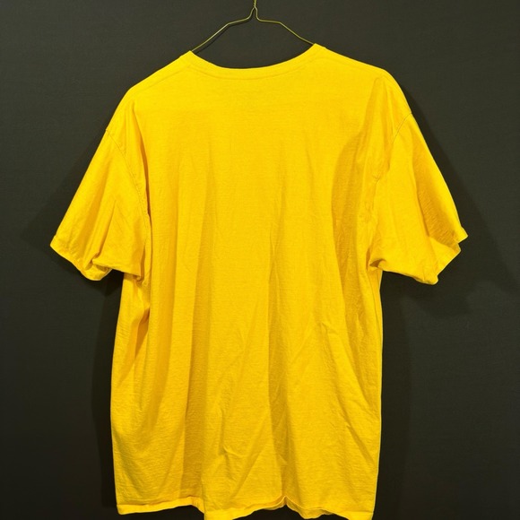 Champion Authentic Activewear T-Shirt Mens 2XL Short Sleeve Crew Neck Yellow - Picture 3 of 6
